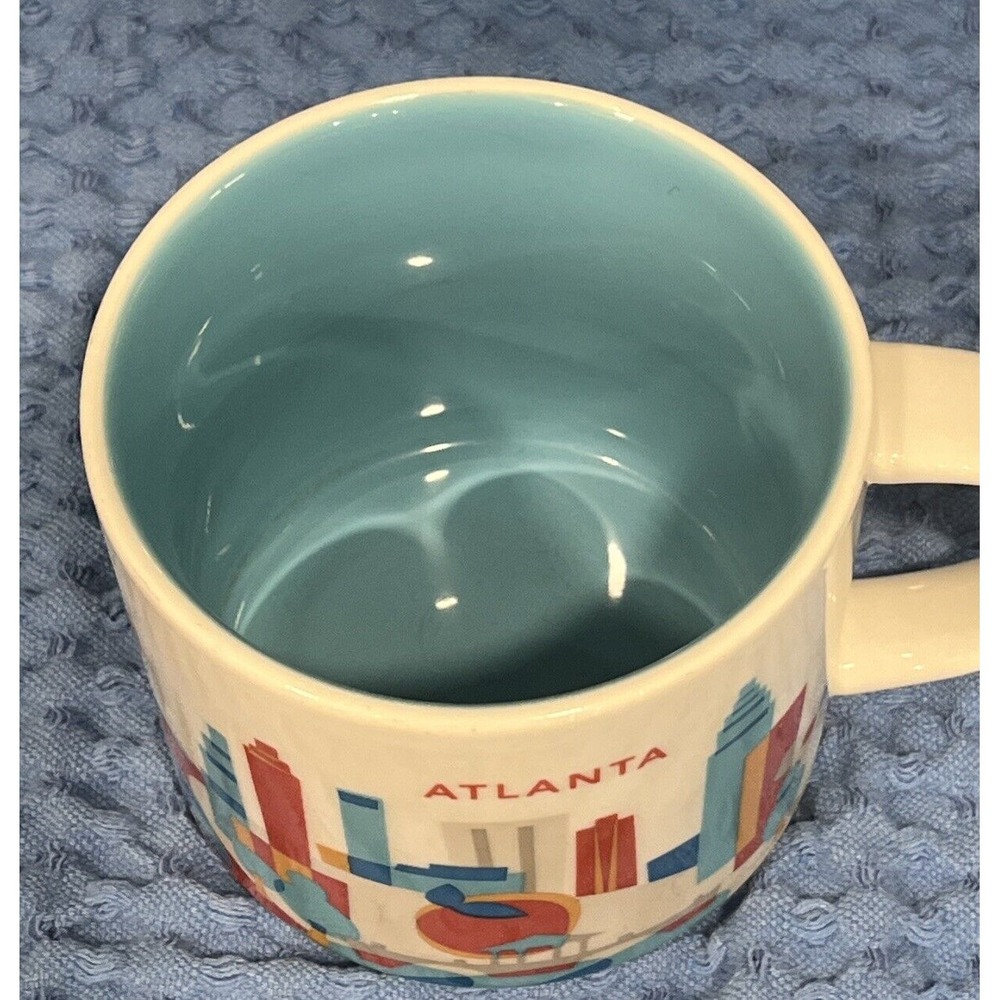 2013 Starbucks Coffee Tea‎ Cup Mug "You Are Here" Collection ATLANTA 14oz EUC! - Picture 5 of 8